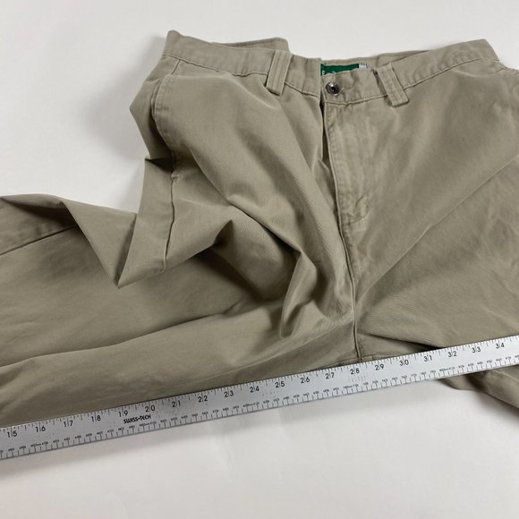 Vintage Levi's Silver Tab Chino Khaki Pants Mens 32 x 30 Measures 33 x 28.25 - Picture 12 of 13